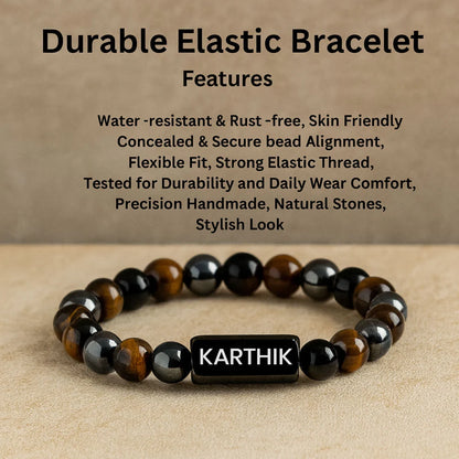 Personalized Triple Protection Bracelet | Lab Certified & Certified | Unisex