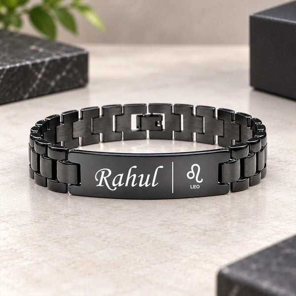 Personalized Zodiac Name Bracelet