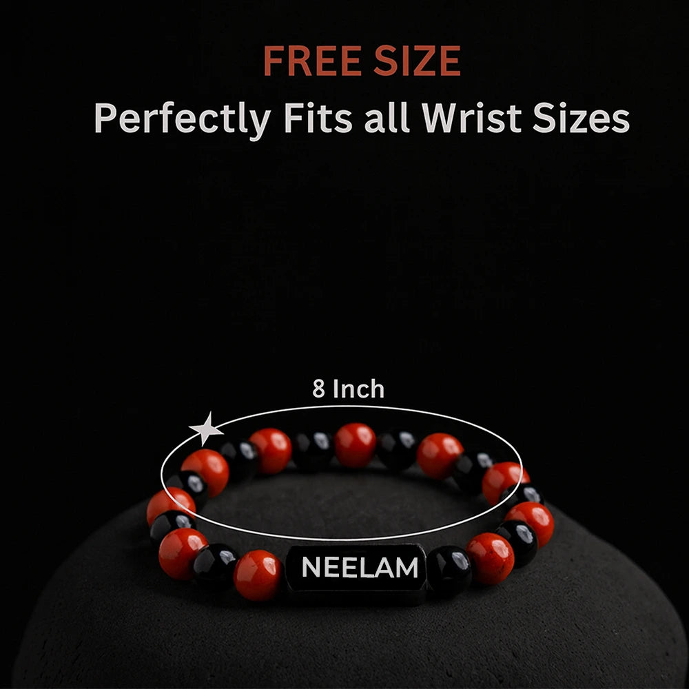 Personalized Jasper Onyx Bracelet | Lab Certified & Certified | Unisex