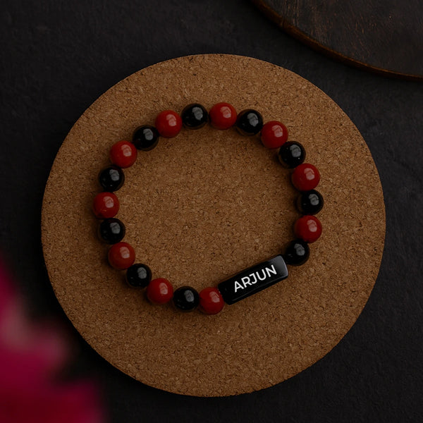 Personalized Jasper Onyx Bracelet | Lab Certified & Certified | Unisex
