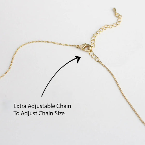 24K Gold Plated Personalize Name With Star Enamel Necklace
