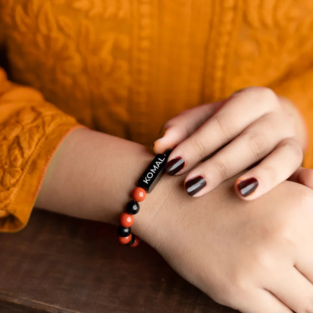 Personalized Jasper Onyx Bracelet | Lab Certified & Certified | Unisex
