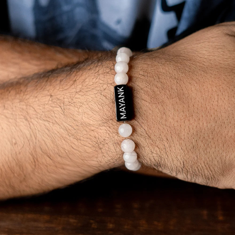 Personalized Rose Quartz Healing Bracelet | Lab Certified & Certified | Unisex