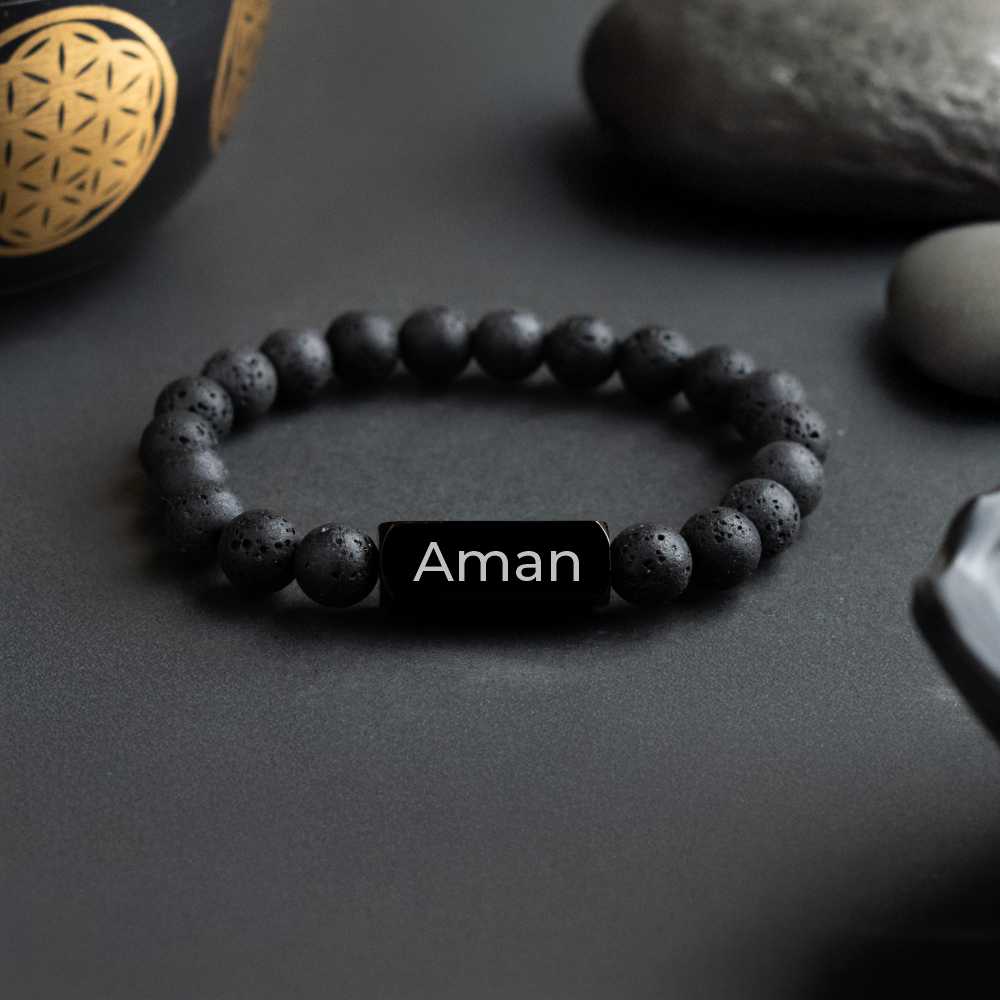 Personalized Lava Bracelet | Lab Certified & Certified | Unisex