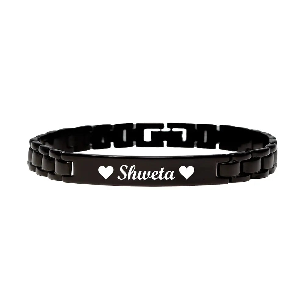 Personalize Name Bracelet For Women & Men