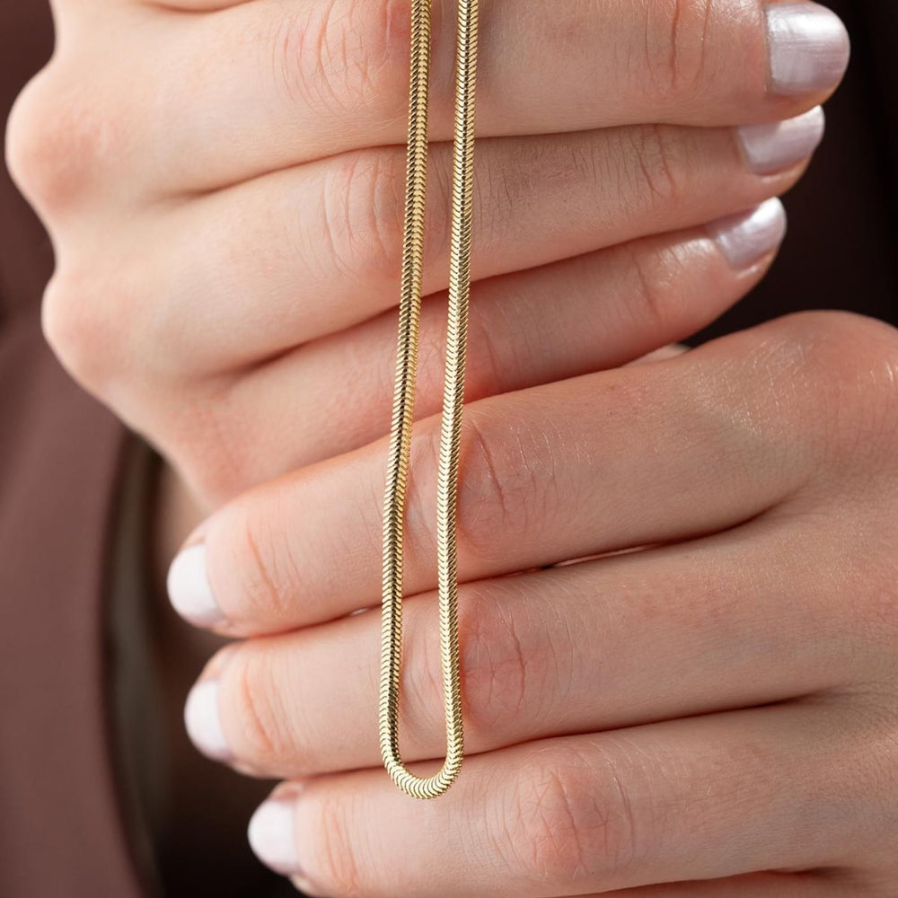 24K Gold Plated Snake Chain | Unisex