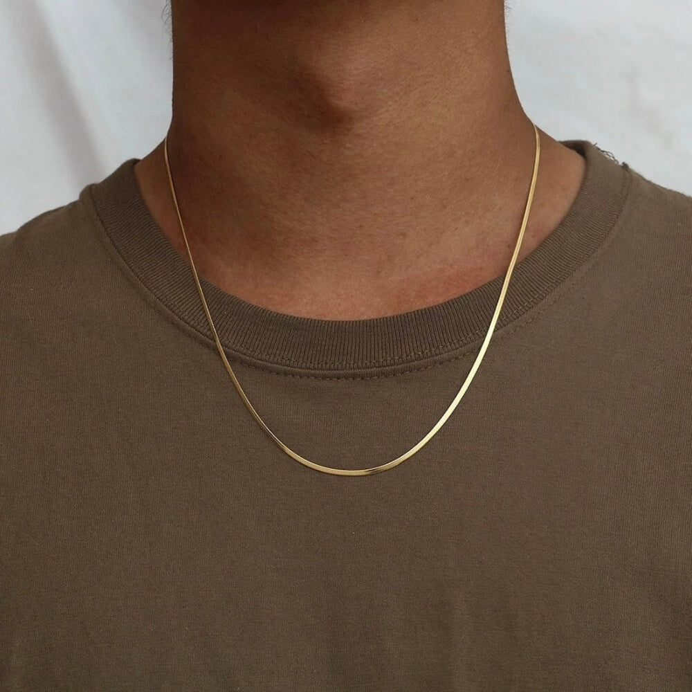 24K Gold Plated Snake Chain | Unisex