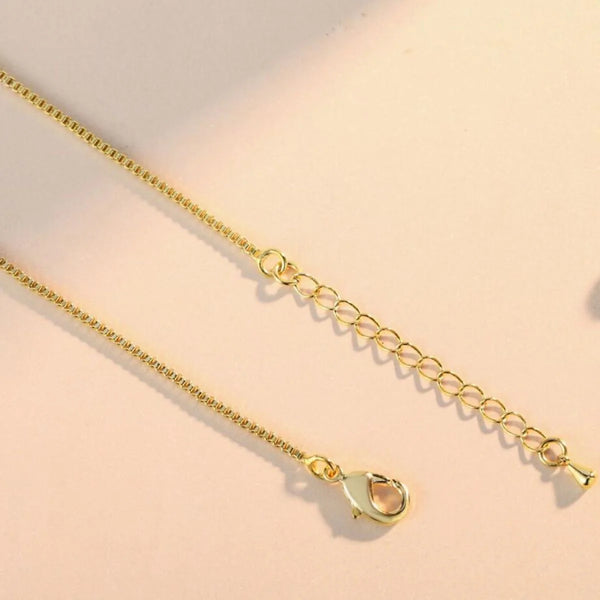 24K Gold Plated Personalize Couple Name With Crown & Heart Necklace