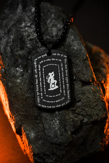 Personalized Hanuman Chalisa Verse 9 MicroCarved Locket