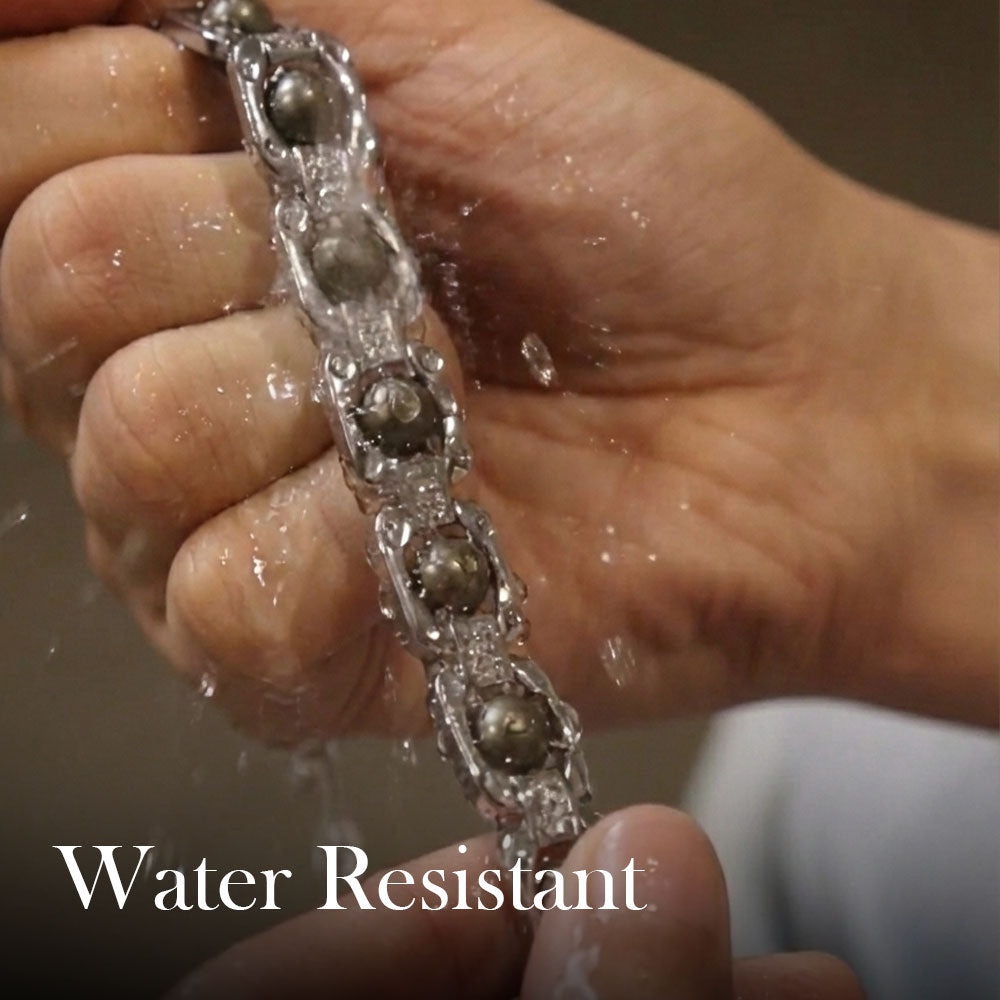 Metal Raw Pyrite Bracelet | Lab Tested & Certified