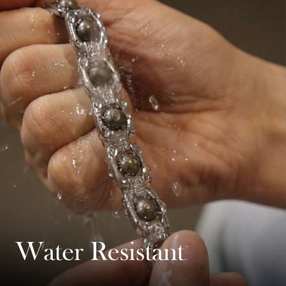 Metal Raw Pyrite Bracelet | Lab Tested & Certified