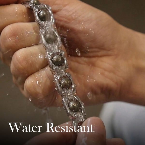 Metal Raw Pyrite Bracelet | Lab Tested & Certified
