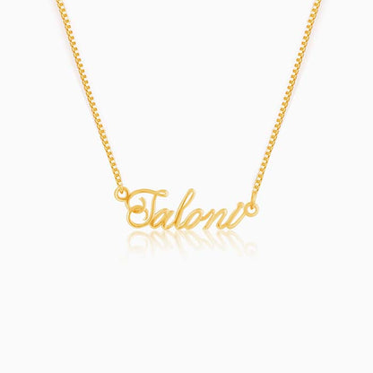 24K Gold Plated Personalize Charming Name Necklace